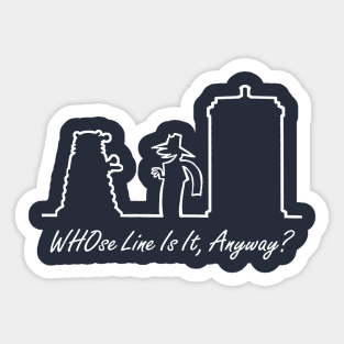 WHOse line is it Anyway? Sticker